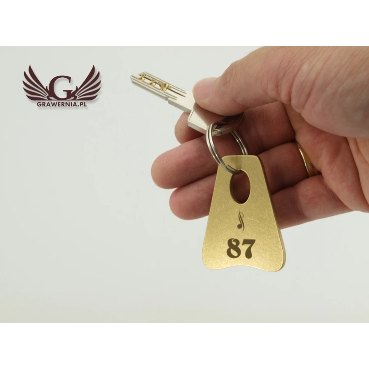 Brelok hotelowy - PITERMET Gold - BMZ002