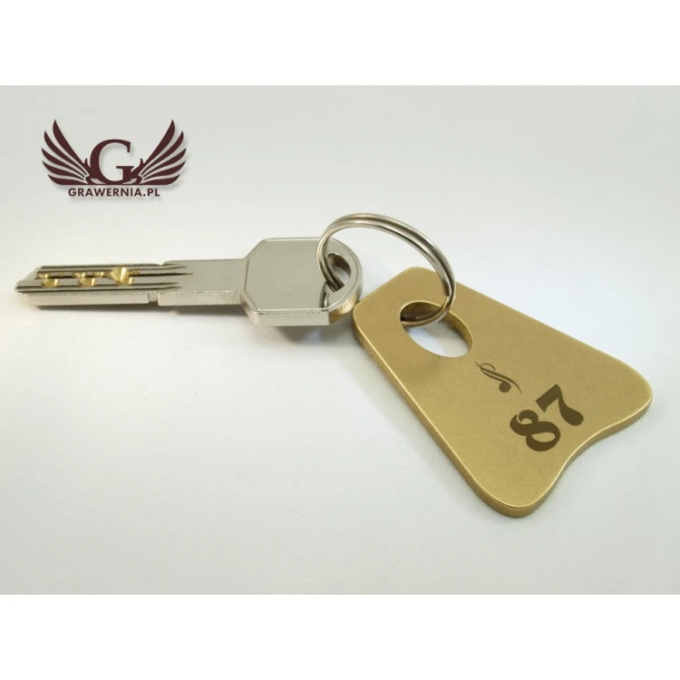 Brelok hotelowy - PITERMET Gold - BMZ002