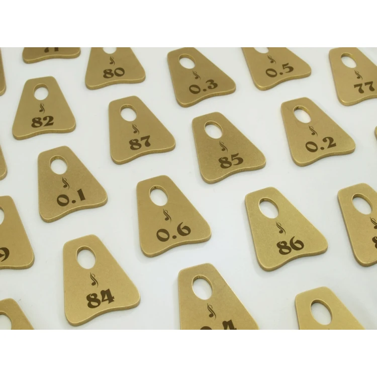 Brelok hotelowy - PITERMET Gold - BMZ002