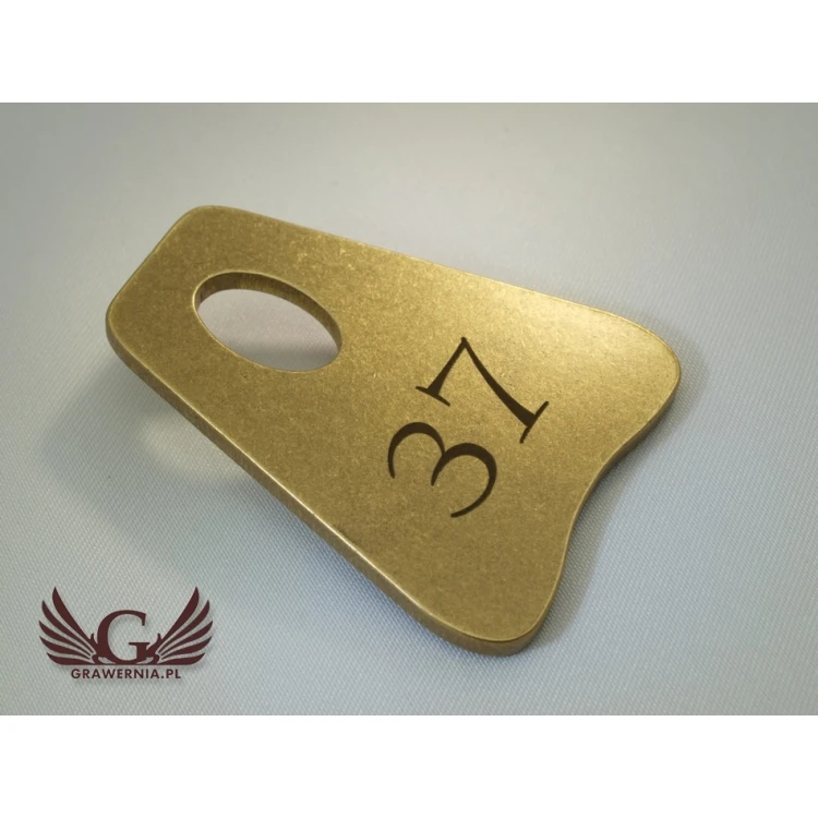 Brelok hotelowy - PITERMET Gold - BMZ002