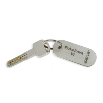 Brelok hotelowy - SLIMBRELMET Stal gr. 3mm - BM011