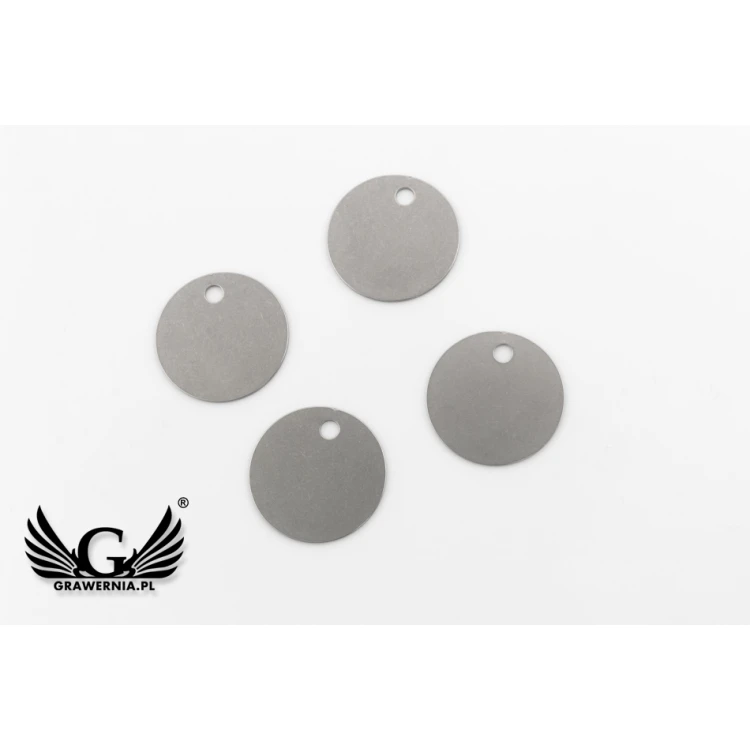 Brelok metalowy - DORA Stal gr. 1mm - wym: 30x30mm - BM035