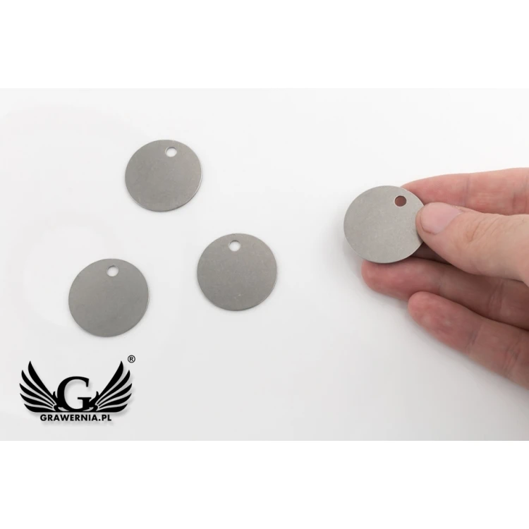 Brelok metalowy - DORA Stal gr. 1mm - wym: 30x30mm - BM035