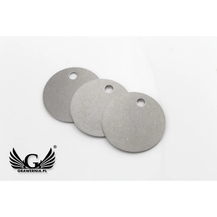 Brelok metalowy - DORA Stal gr. 1mm - wym: 30x30mm - BM035