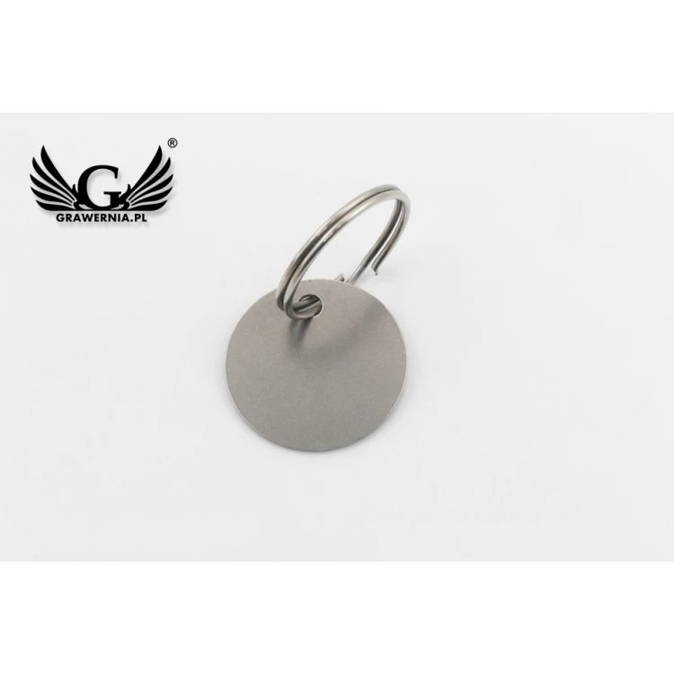 Brelok metalowy - DORA Stal gr. 1mm - wym: 30x30mm - BM035