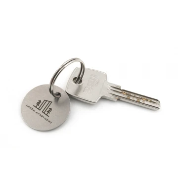 Brelok metalowy - DORA Stal gr. 1mm - wym: 30x30mm - BM035
