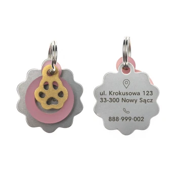Adresówka - brelok premium dla psa i kota z Twoim grawerem - BDZ021