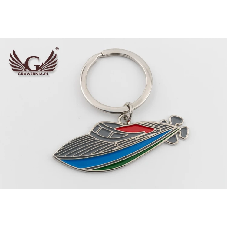 BRELOK Motorówka - z Twoim grawerem - BP68