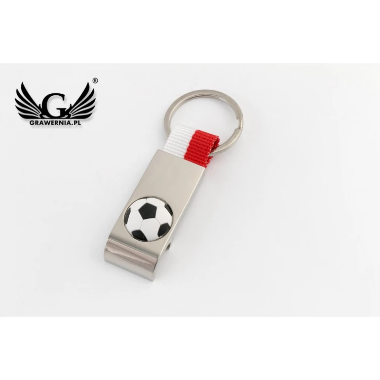 BRELOK OTWIERACZ Football - z dowolnym grawerem - BP170