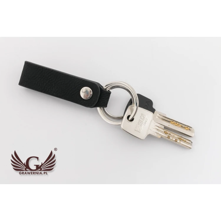 BRELOK SNAP - czarny - z Twoim grawerem - BP78