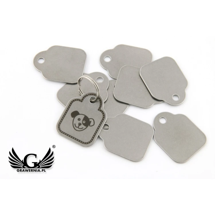 Brelok stalowy dla psa - BDZ012