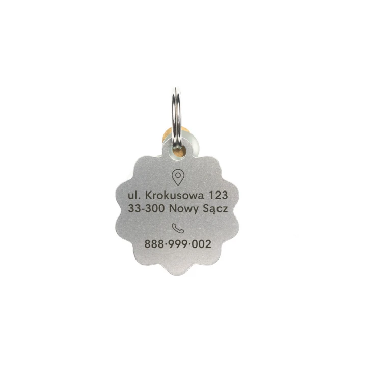 Adresówka - brelok premium dla psa i kota z Twoim grawerem - BDZ026