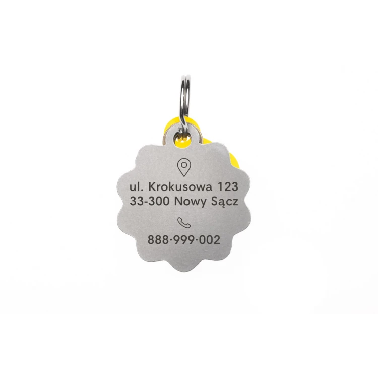 Adresówka - brelok premium dla psa i kota z Twoim grawerem - BDZ048