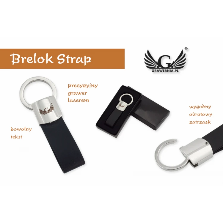 BRELOK STRAP - z Twoim grawerem - BP54