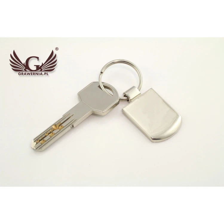 BRELOK TARCZA - z Twoim grawerem - BP24