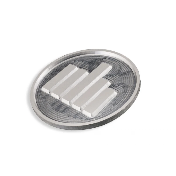 Custom Logo For Your Original Product - tabliczka głęboko grawerowana - wym. 37x37mm - TAB089