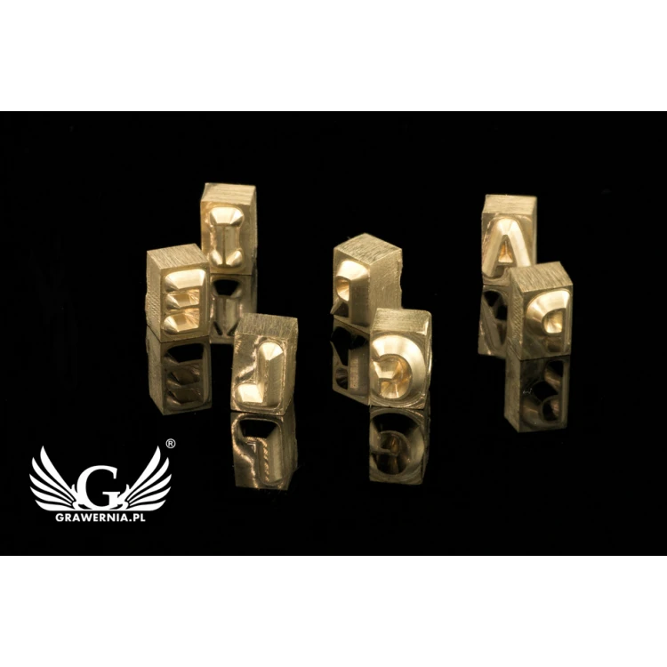 Czcionka mosiężna do kaset typu HOT STAMP - CNC063