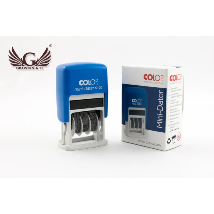 Datownik Colop Mini Dater S120 - wym odbicia: 18x4mm - COL015