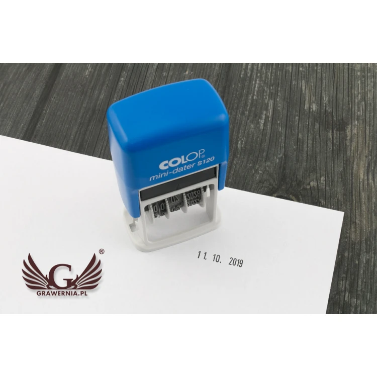 Datownik Colop Mini Dater S120 - wym odbicia: 18x4mm - COL015