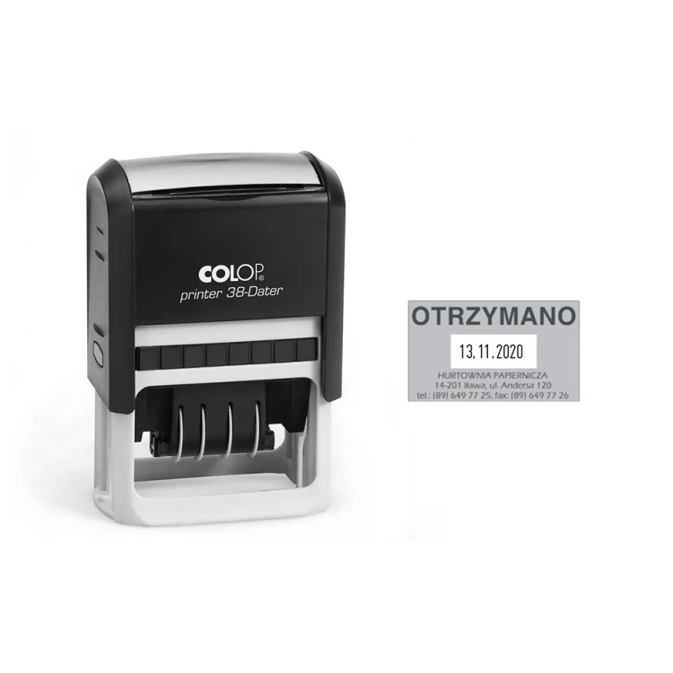 Datownik Colop Printer 38 - wym odbicia: 56x33mm - data cyfrowa - COL082
