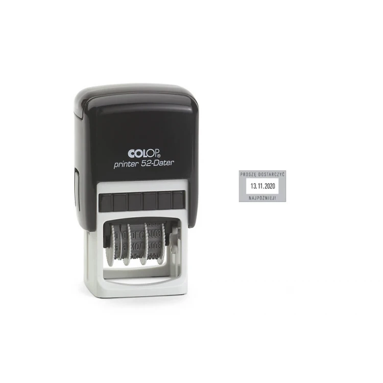 Datownik Colop Printer 52 - wym odbicia: 30x20mm - data cyfrowa - COL083