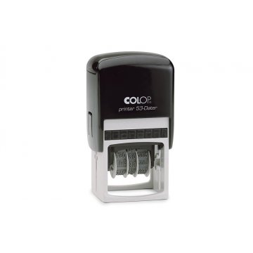 Datownik Colop Printer 53 - wym odbicia: 45x30mm - data cyfrowa, polska lub ISO - COL085