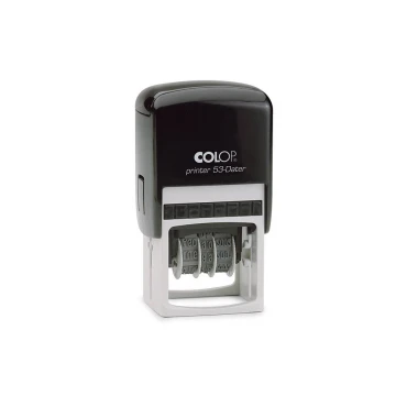 Datownik Colop Printer 53 - wym odbicia: 45x30mm - data cyfrowa, polska lub ISO - COL085