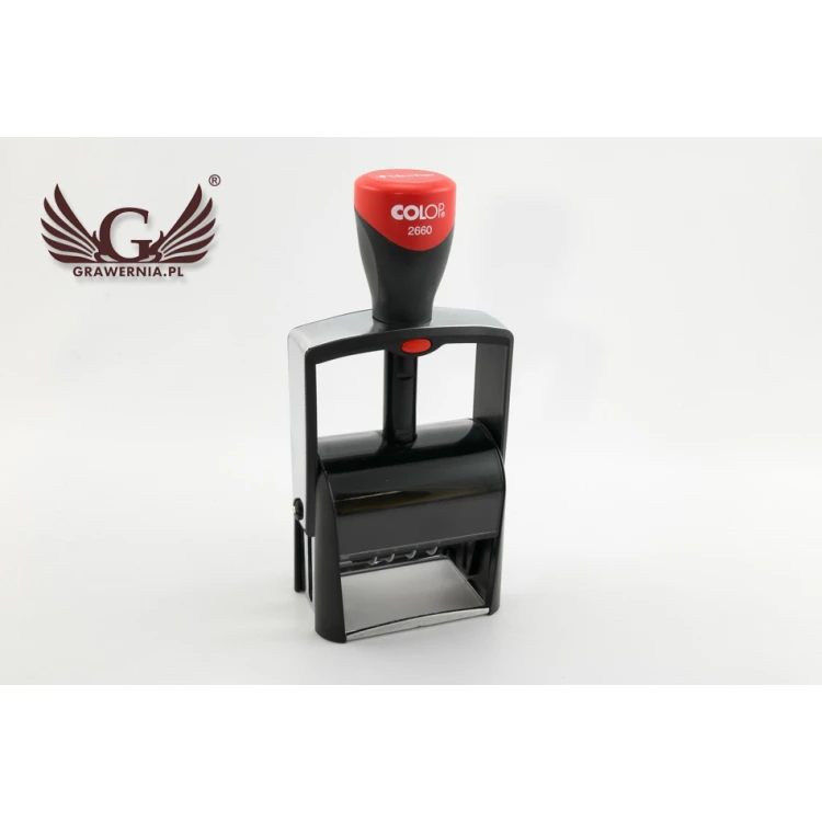 Datownik z pieczątką Colop Classic Line 2660 - wym odbicia: 37x58mm - COL014