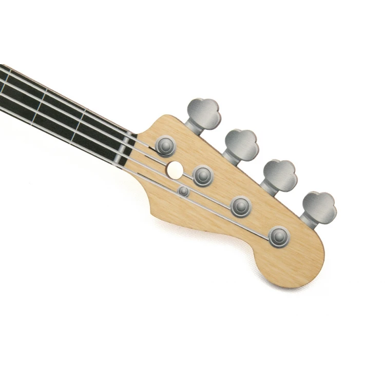 Dekoracyjna gitara basowa - kolorowy druk UV - DEK005