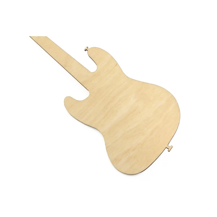 Dekoracyjna gitara basowa - kolorowy druk UV - DEK004