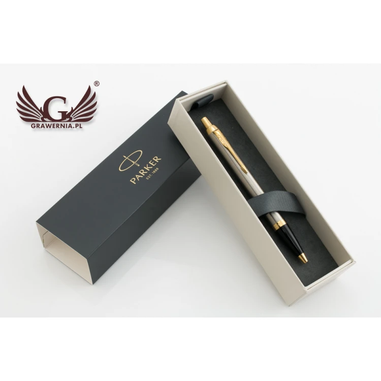 Długopis PARKER IM CORE Brushed Metal GT - PAR141-D-PT