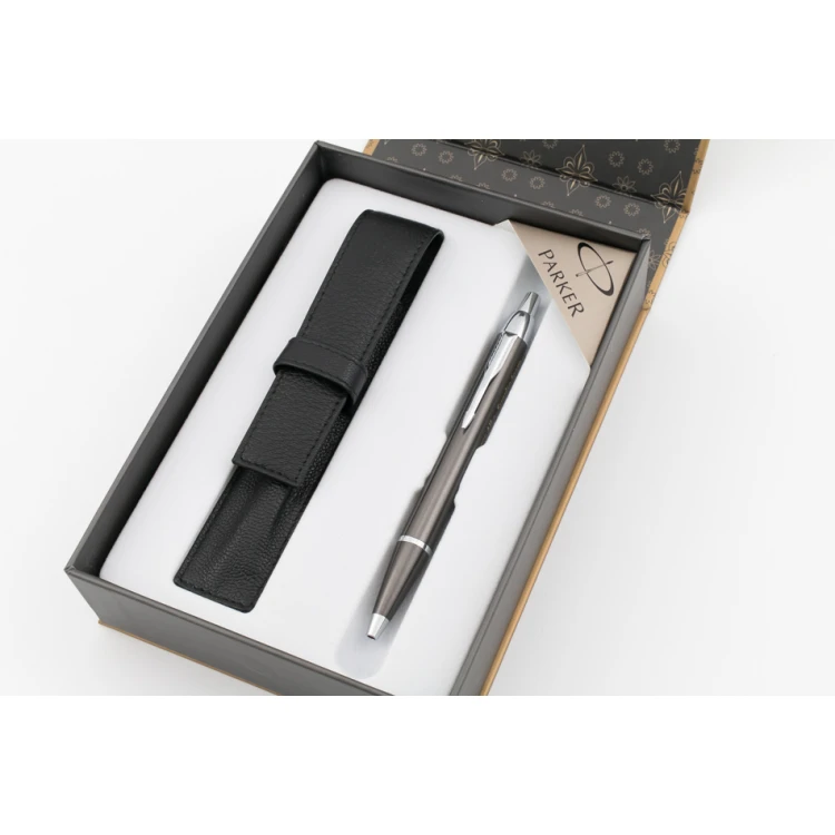 Długopis PARKER IM Gun Metal CT z etui - PAR158-D-SWPAG