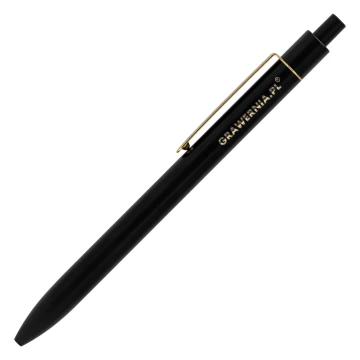Długopis metalowy z dowolnym grawerem + ekologiczne etui - DP026