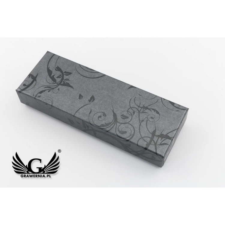 Długopis z pieczątką HERI Color Exclusive 6724 - marmurowy w etui - HER017