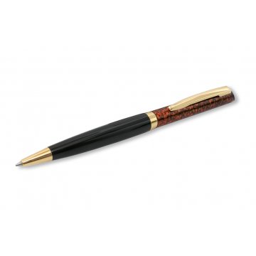 Długopis z pieczątką HERI Color Exclusive 6724 - marmurowy w etui - HER017