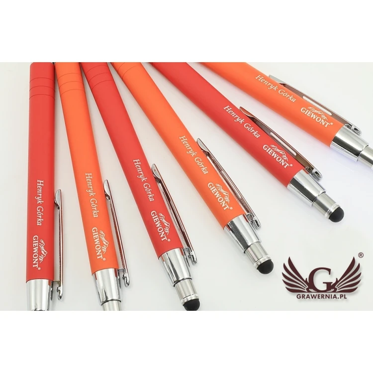 Długopisy metalowe LISS TOUCH + dowolny grawer laserem - DP006