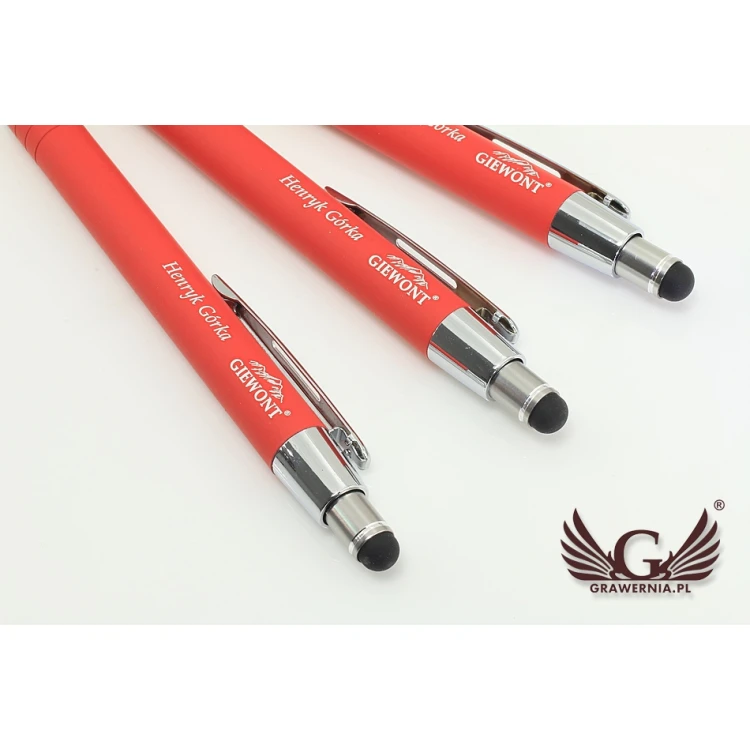 Długopisy metalowe LISS TOUCH + dowolny grawer laserem - DP006