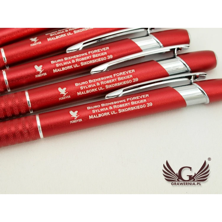 Długopisy metalowe SONIC + dowolny grawer laserem - DP004