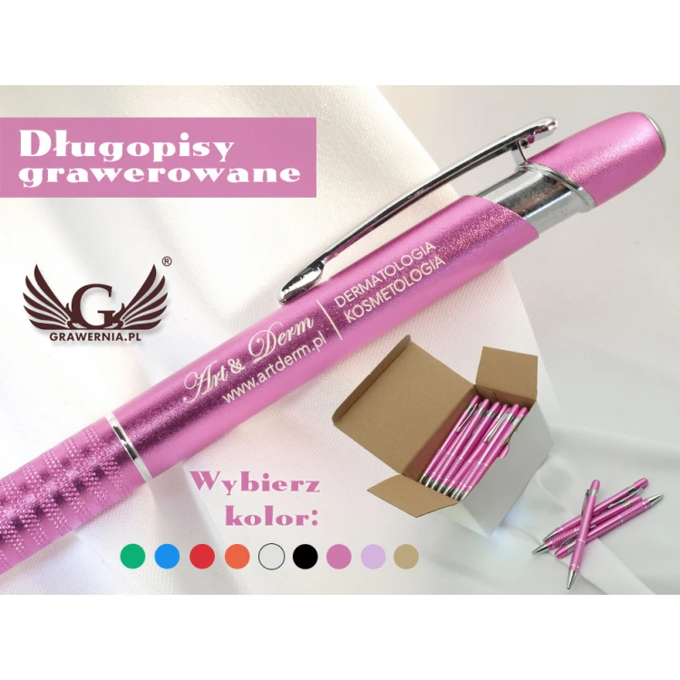 Długopisy metalowe SONIC + dowolny grawer laserem - DP004