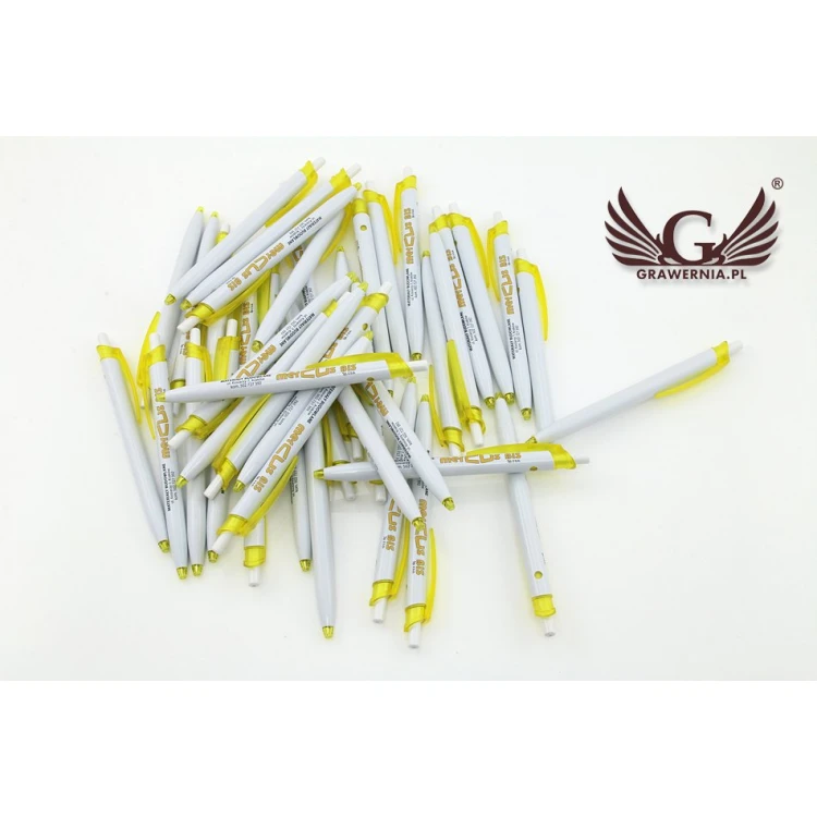 Długopisy plastikowe MILO - druk UV - DP009