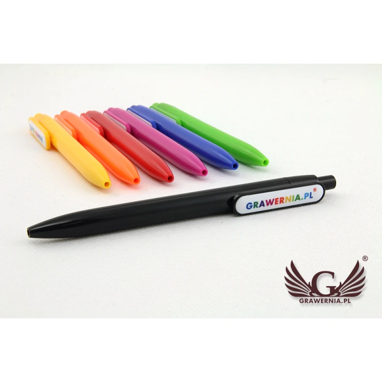 Długopisy plastikowe SPOTI - druk UV - DP014