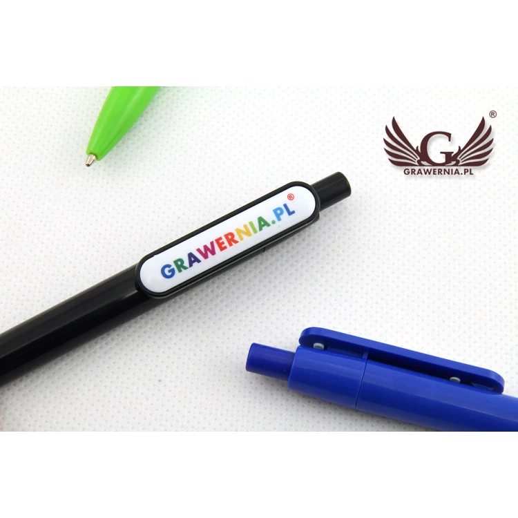 Długopisy plastikowe SPOTI - druk UV - DP014