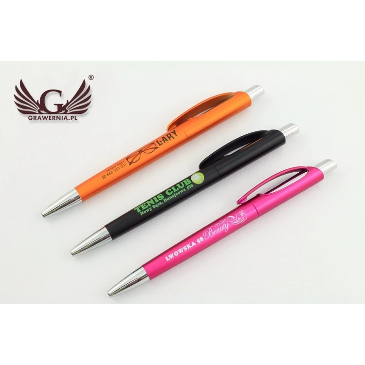 Długopisy plastikowe TORO LUX - druk UV - DP012