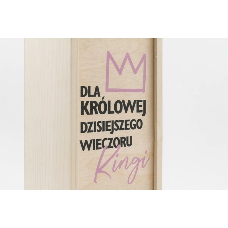 Drewniana skrzynka na alkohol - wieczór panieński - SK013