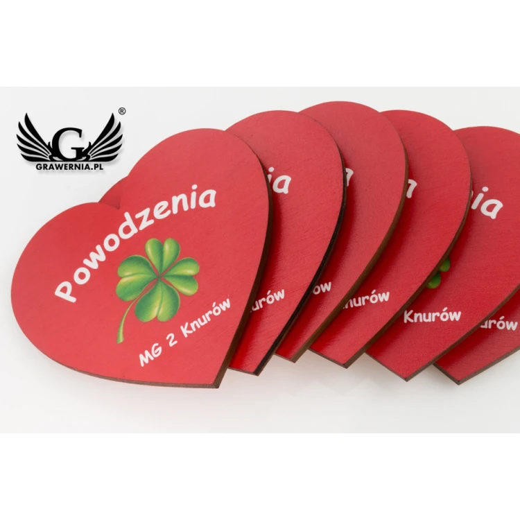 Drewniane magnesy dla absolwentów - kolorowy druk UV - MGN016