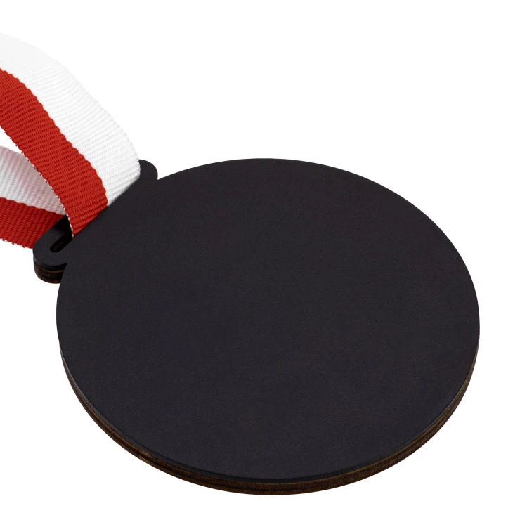 Drewniany medal Premium z motywem natury - śr. 80 mm - MGR120