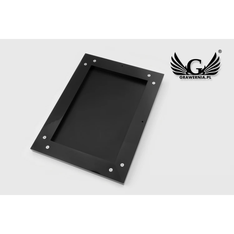 Dyplom biznesowy exclusive black glass - wymiary: 400x300mm - DUV034