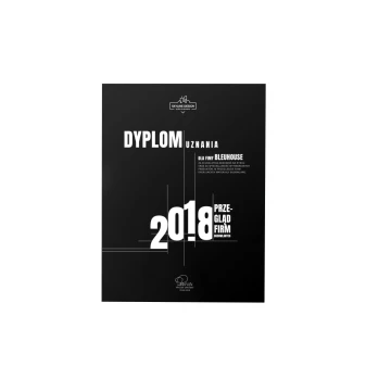Dyplom biznesowy exclusive black - wymiary: 400x300mm - DUV028