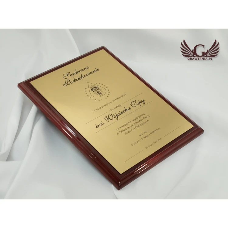 Dyplom Classic Exclusive - z okazji przejścia na emeryturę - DCE002