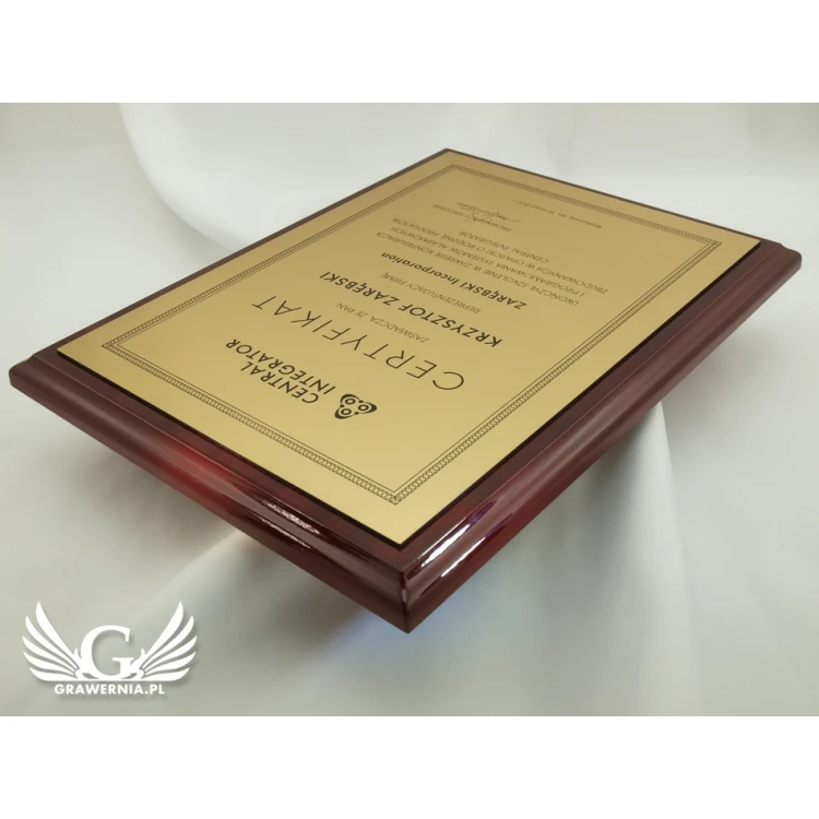 Certyfikat Classic Exclusive - DCE001